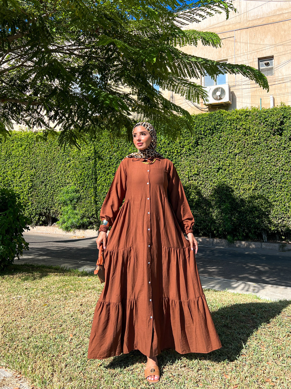 Luna Orange Dress