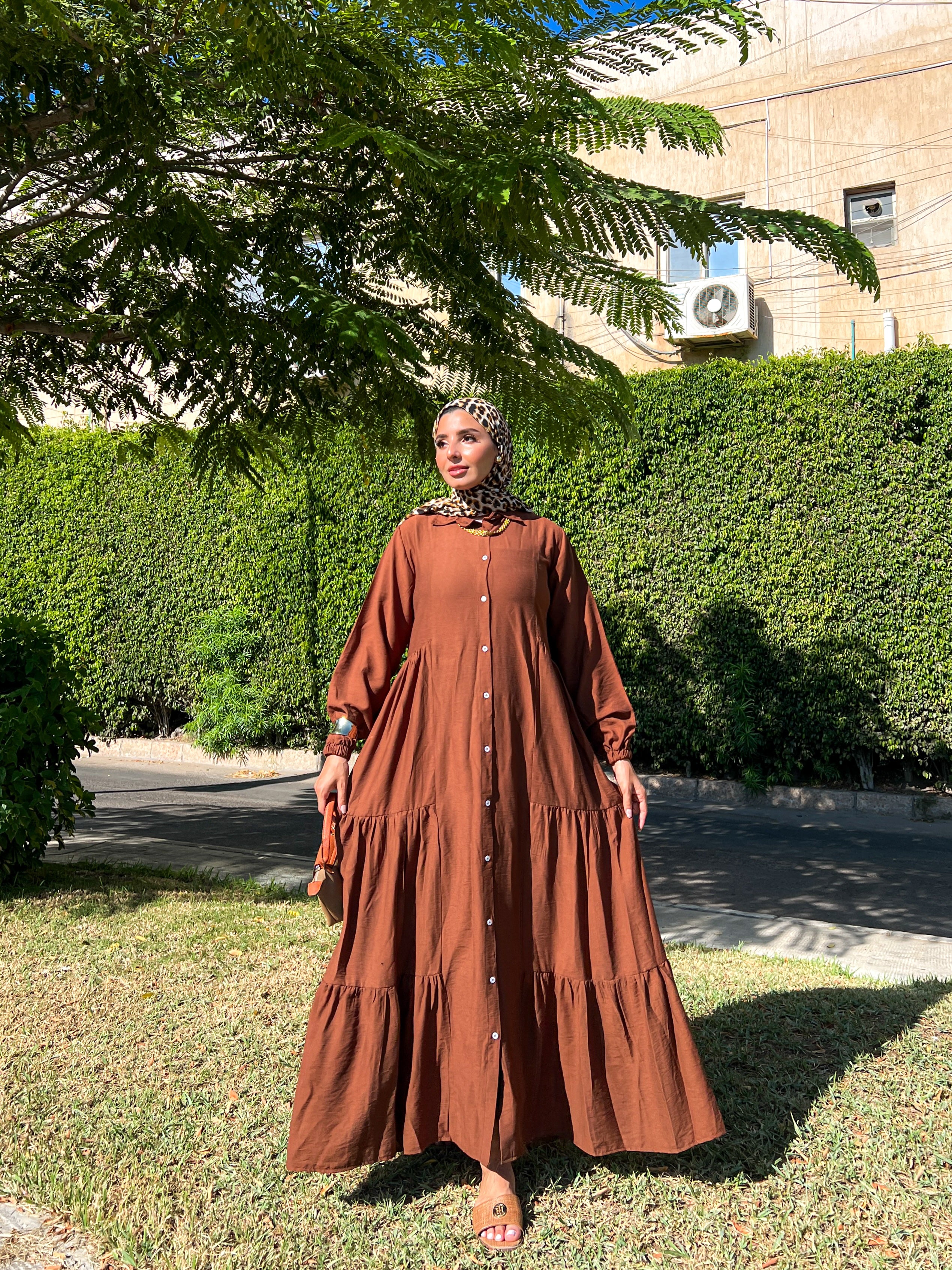 Luna Orange Dress