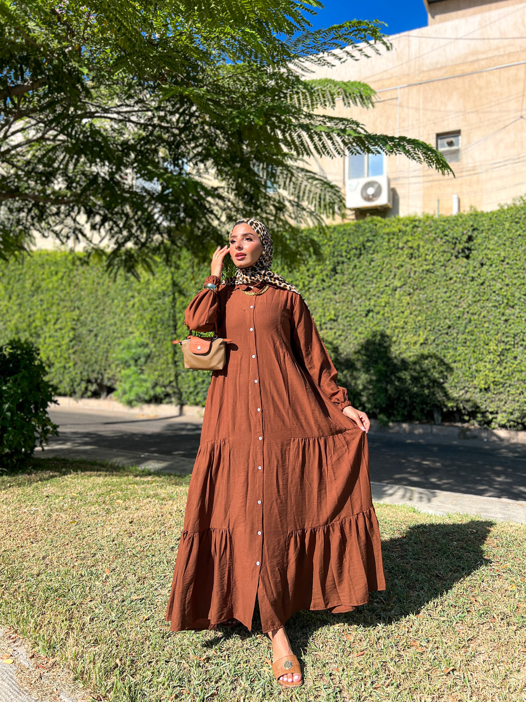 Luna Orange Dress